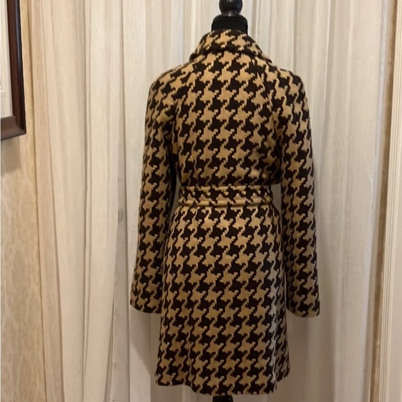 Michael Kors Wool blend houndstooth coat - Picture 4 of 14